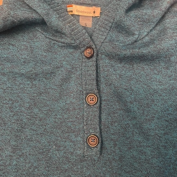 Smartwool Henley Hooded Sweater Size S - Picture 3 of 5